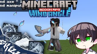 Rpg Wind Angle Addon Minecraft pe 121 [upl. by Yrrab863]