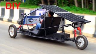 I Made a Solar Electric Car at Home [upl. by Areehs]