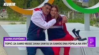 quotSA SAMOG DNA SAM SE POPELA NA VRHquot Angelina Topić Nisam mogla da hodam a sada sam šampionka [upl. by Solim645]