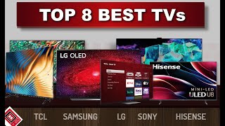 Top 8 Best priced TVs  TCL LG Hisense Samsung Sony [upl. by Rubinstein130]