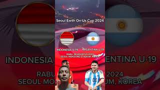 Seoul Earth On Us Cup U19 2024 updeth football shortsviral pssi beritabola [upl. by Ambrogino]