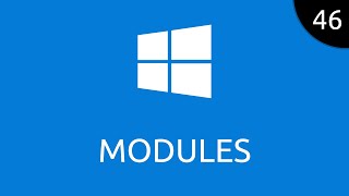 Windows 46  modules [upl. by Bevus]