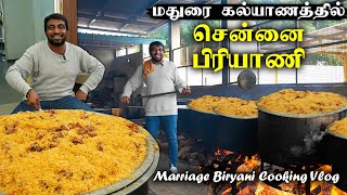 Madurai Marriage Biryani Cooking vlog  225Kg Bulk Biryani Cooking with Jabbar Bhai [upl. by Kyla]