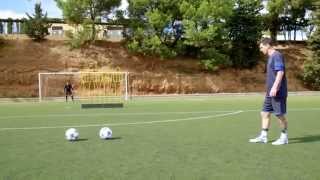 Lionel Messi Amazing Freekick Goal in Training  HD [upl. by Donahue166]