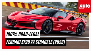 Ferrari SF90 XX Stradale 2023 1030 PS Trackmonster mit Straßenzulassung  AUTO ZEITUNG [upl. by Harli23]