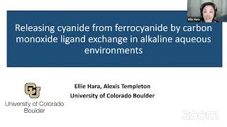 Releasing Cyanide from ferrocyanide in aqueous alkaline systems  Ellie Hara [upl. by Eidob]