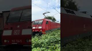 152 1145 LZ in Kornwestheim Rbf bahn train kornwestheim railway br152 [upl. by Abita]