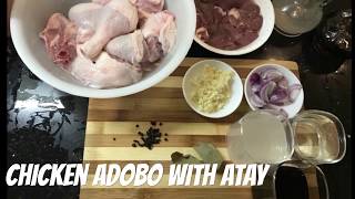 Chicken Adobo with Liver [upl. by Tonye755]