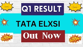 Tata Elxsi Q1 Results 2025  Tata Elxsi Q1 Result Today  Tata Elxsi Share Latest News today [upl. by Molahs111]