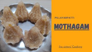 How to make Pillayarpatti MothagamVinayagar chathurthi RecipeSweet ModakJIJO Sisters cooking [upl. by Jacquenette]