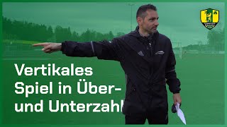 Vertikales Spiel in Über und Unterzahl  Fussballtraining  coachbetter x FC Mutschellen [upl. by Marienthal]