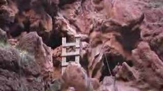 Cave Ladders Chains Down to Mooney Falls [upl. by Olga]