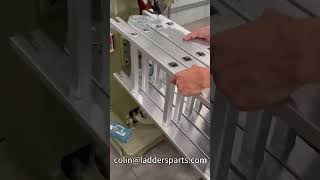 ジョイントラダーリベット留め machine laddervator aluminum factory ladder [upl. by Naujyt]