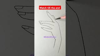 Hand posture drawing shortsfeed drawing art music trending [upl. by Gilbye343]