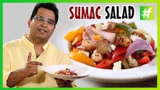 Quick amp Easy Arabic Sumac Salad  By Chef Ajay Chopra [upl. by Nangatrad]