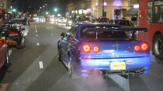 Paul Walker Tribute Cruise by Kream Developments amp Piccadilly Boy Racers [upl. by Ilsa]