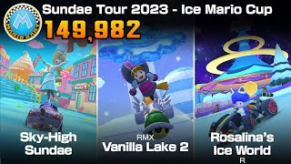 Mario Kart Tour  Sundae Tour 2023  Week 1 Ranked Ice Mario Cup [upl. by Sosna]