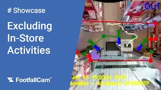 FootfallCam People Counting Solution  Excluding In Store Activities [upl. by Eigla]