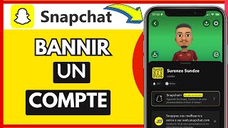 Comment bannir un compte Snapchat [upl. by Viridi]