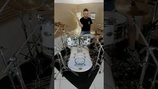 Unprocessed  DeadRose drums drumcover sessiondrummer [upl. by Ecirtaed]