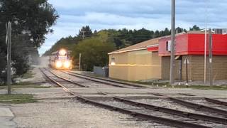 GLC RR Southbound Fall Color train Kalkaska MI 1032015 [upl. by Iem665]