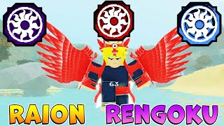 Шиндо Лайф обзор 2 форма Raion Rengoku Sengoku Azure 😱 Shindo Life Наруто Роблокс [upl. by Key]