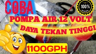 Pemasangan Pompa air celup dc 12 volt  Bilge pump 1100 GPH rule 1100 gph automatic bilge pump [upl. by Learrsi]