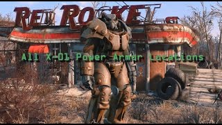 Fallout 4  All X01 Power Armor Locations [upl. by Haydon520]