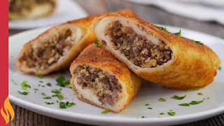 İÇLİ KÖFTE BÖREĞİ 💯 Kapış Kapış Giden Efsane Börek 🤩 [upl. by Llenod491]