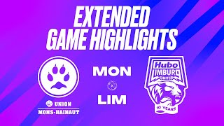 Belfius MonsHainaut vs Hubo Limburg United  Game Highlights [upl. by Lambard343]