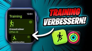 Apple Watch Training und Fitness App RICHTIG benutzen ⌚ [upl. by Franck933]