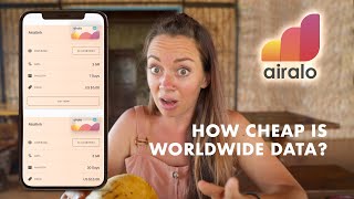 Airalo eSIM Review  Tutorial  No Roaming Fees For International Travel [upl. by Elok]