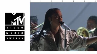 Rihanna  Stay  Love On The Brain  Diamonds Live From The 2016 MTV VMAs [upl. by Pernas]