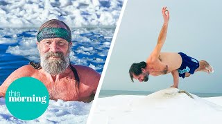 Ice Man Wim Hof’s Secret To A Happier 2024  This Morning [upl. by Taggart]