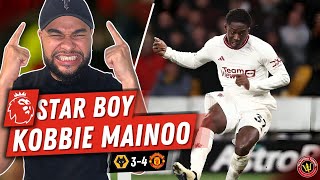 I TOLD YOU To BACK Ten Hag  Kobbie Mainoo is A STAR  Wolves 34 Manchester United Reaction [upl. by Ayiak]