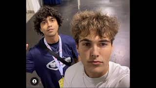 cash and nico face reveal real life at Vidcon Anaheim [upl. by Robinette]