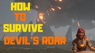 Sea of Thieves How to SURVIVE the Volcanoes in Forsaken Shores  Tips for beginners [upl. by Draper]