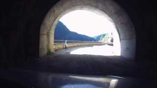 Tajik Rally 2012  Team quotViaCourierquot  Tunnel  Lac Vidraru RO [upl. by Martel]