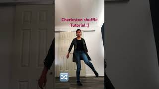 The Charleston shuffle Tutorial  easy shuffling for beginners 🎩💃dancetutorial [upl. by Sinnej]