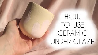 How to use Ceramic Underglaze [upl. by Micah]