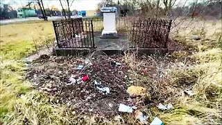 Booker T Washingtons Littered amp Unkept Monument in Gary Indiana [upl. by Anayrb]