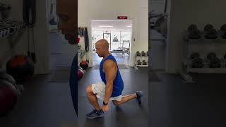 How to perform a lunge correctly Basic Leg Movement fitness [upl. by Alenson]