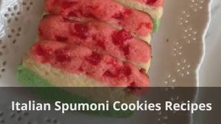 Italian Spumoni Cookies Recipes [upl. by Enier]