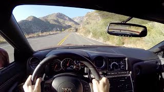 2015 Nissan GTR Premium  WR TV POV Canyon Drive [upl. by Duffy661]