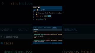 JavaScript String Contains Substring Heres the Fastest Way to Check💡 shorts shortsfeedytshorts [upl. by Eanore]