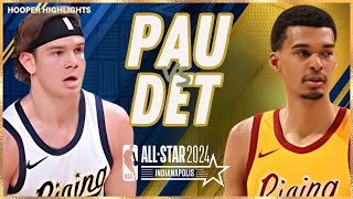 Team Pau vs Team Detlef Full Game Highlights  Feb 16  2024 NBA Rising Stars Game [upl. by Illehs]