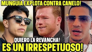 CANELO 0FENDE a MUNGUÍA PERO JAIME LE RESPONDE y SE BURLA DE SU PEGADA quotNI A BERLANGA PUDO NOQUEARquot [upl. by Skees]