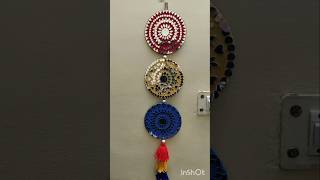 How to make Mosaic mirror art😱🥰🪞mosaicartwork easy step wallhanging diy shorts [upl. by Ahsekan999]