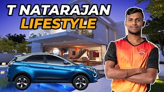 T Natarajan Cricketer Lifestyle Height Weight Age Wife Family IPL SRH Facts [upl. by Ivah946]