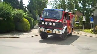 Uitruk Brandweer Lunteren 2441 Ongeval beknelling Hessenweg [upl. by Stockwell639]